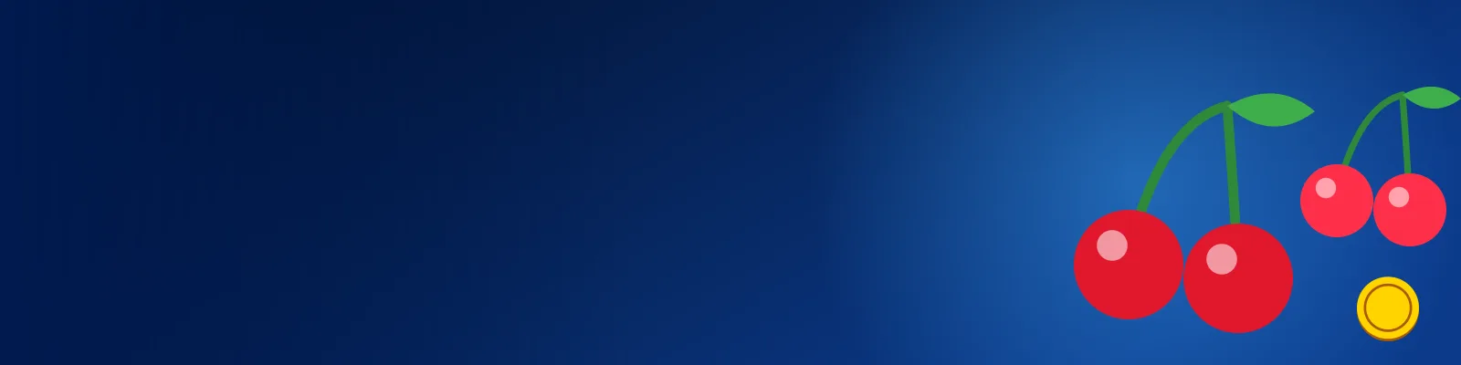 Cherry Bet Casino – banner cu cireșe, role de slot și monedă